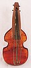 BP233 rootbeer bakelite & wood violin pin